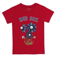 Младежта мъничка ряпа червен бостън червено, така че цъфтяща тениска на бейзболите