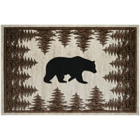 Mayberry Axel Tranquil Bear Multi Area Rug
