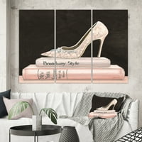 Art DesignArt Pink Fashion & Glam High Heels II Posh & Luxe Gallery, обвито с галерия.