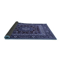 Ahgly Company Indoor Rectangle Persian Blue Traditional Area Rugs, 8 '10'
