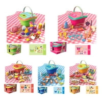 Kids Kitchen Games Food Set, Toddler Kitchen Desert Toys, Care Toy Bo за 3- малки деца