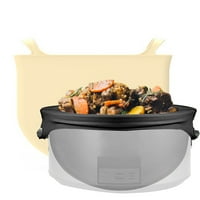 Силиконни бавни печки за разделители на готварски печки, за многократна употреба, екологично чисти, течове за съдомиялна машина за безопасно готвене за 6Qt Crock Pot