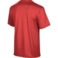 Мъжки просфера Червена тениска на логото на ръгби терапини на Мериленд