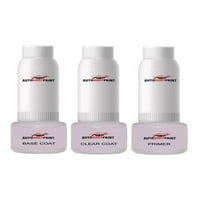 Докоснете Basecoat Plus Clearcoat Plus Primer Spray Paint Kit, съвместим с Nevada Silver Metallic Corvette Chevrolet