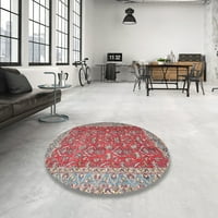 Ahgly Company Machine Wareable Indoor Rectangle Traditional Fire Brick Red Area Rugs, 2 '4'