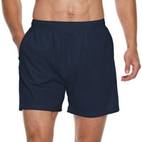 Мъжки 5 тренировки, които вървят къси панталони ВМС Бързи сухи атлетически шорти с джобове