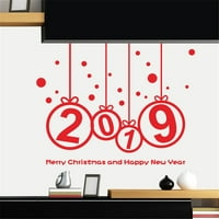 Heldig Christmas Decorating Sticker Коледа и новогодишното щастие може да премахне