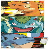 Pokémon - Trio Distortion Tall Poster, 14.725 22.375