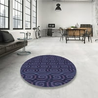 Ahgly Company вътрешен правоъгълник с шаблони с дълбоки периункълни лилави килими, 3 '5'