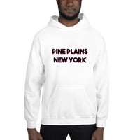 3xl два тона Pine Plains New York Hoodie Pullover Sweatshirt от неопределени подаръци
