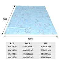 Диференциална научна рисунка за хвърляне на шаблона, супер меко антилигиращо одеяла с фланели, 40 x30