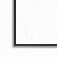 Ступел индустрии боя капково излюпени синьо Абстрактен Модерен Омбре Живопис черна рамка изкуство печат стена изкуство, дизайн от Джуди Банато