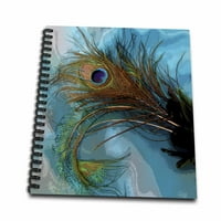 3Drose Abstract Peacock Feather II - Книга на паметта, от