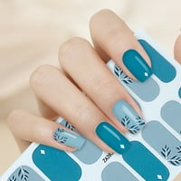 Стикери за нокти цветя в стил пълни опаковки полски стикери самостоятелни пепелни стикери за нокти за жени момичета