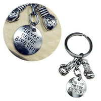 Ключов ключодържател на ключовете за боксови ръкавици Ключови пръстени Висулки Ключови аксесоари за клавиши чанта за чанта за кола чанта