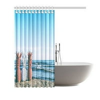 Ананас плажен душ завеса водоустойчива тъканна баня завеса