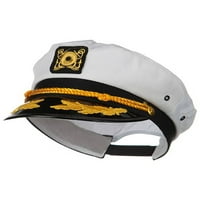 Луксозна бяла яхта шапка капитан шапка аксесоар за възрастни моряци пилот нов пилот нов