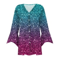 Кардигански пуловери за жени Miarhb Button Down Retro Floral Cardigan за vep tops прикриване, лилав XL