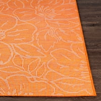 Артистични Тъкачи Амбрета Ярко Оранжево 2'6 7'3 Традиционен Цветен Килим