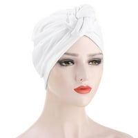 Dyfzdhu жени тюрбан шапка рак химио капачка за коса капак за капак