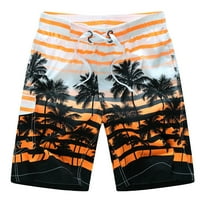 Товарни къси панталони за мъже Бърз сух лек хавайски летни плажни дъски къси панталони на открито туристически суитчъни с мулти джобове