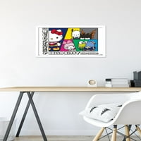 My Hero Academia Hello Kitty and Friends - Форми за стена плакат, 14.725 22.375 рамки